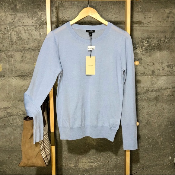 Lovely and Soft NWT Halogen Merino Wool Blend Crew-neck Sweater, Women’s Size S - Picture 1 of 4